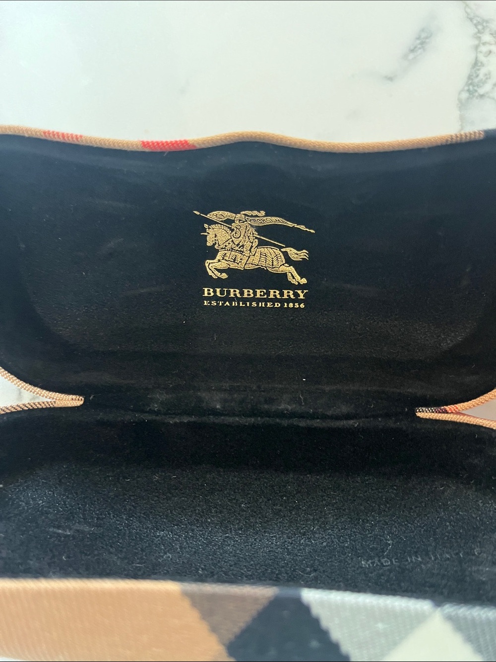 AUTHENTIC Burberry Brown Gradient Oversized Sunglasses with Signature Check Case - Picture 8 of 9